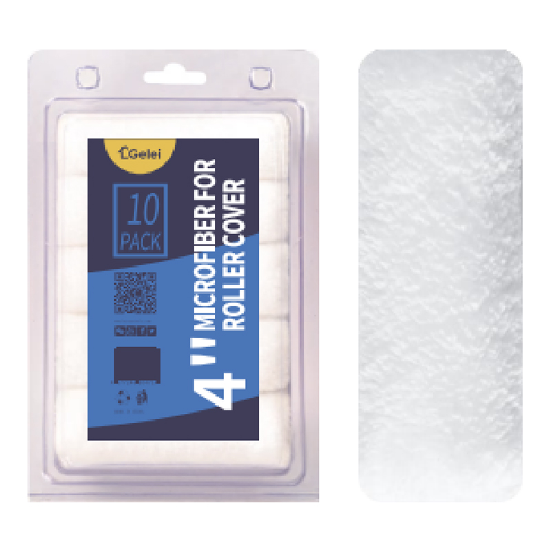 4 Orlach Microfiber Clúdach Roller Kit
